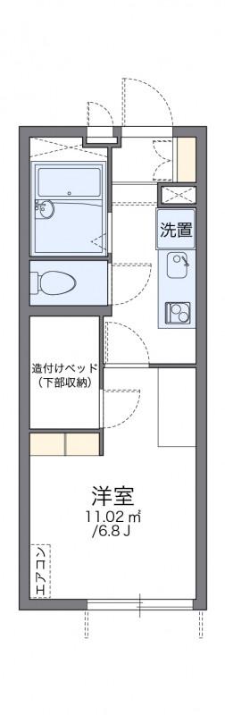 レオパレスプリマベーラ荻窪2(1K/1階)の間取り写真
