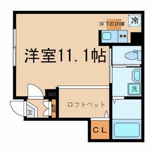 パオメゾン新宿(ワンルーム/1階)の間取り写真