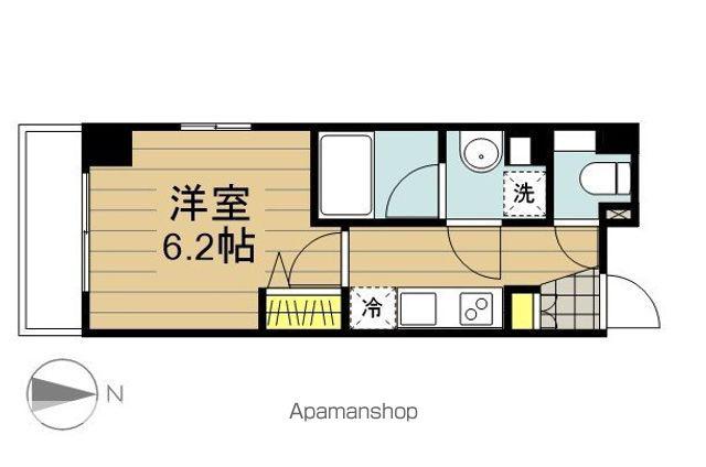 ラグゼナ戸田公園(1K/10階)の間取り写真
