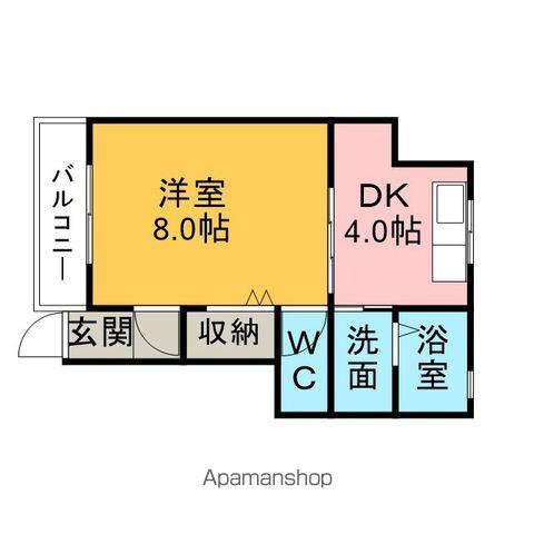 コーポアイマル A3(1DK/1階)の間取り写真