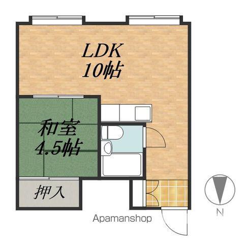ノースパレス1・12(1LDK/8階)の間取り写真