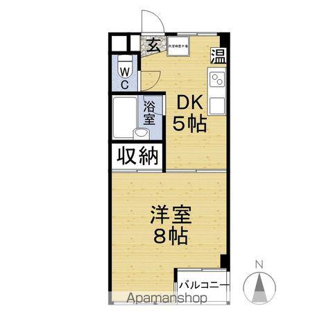 ロイヤルハイツ森下(1DK/3階)の間取り写真