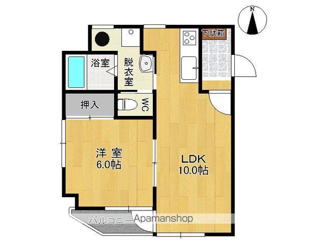 CENTER CITY2(1LDK/5階)の間取り写真