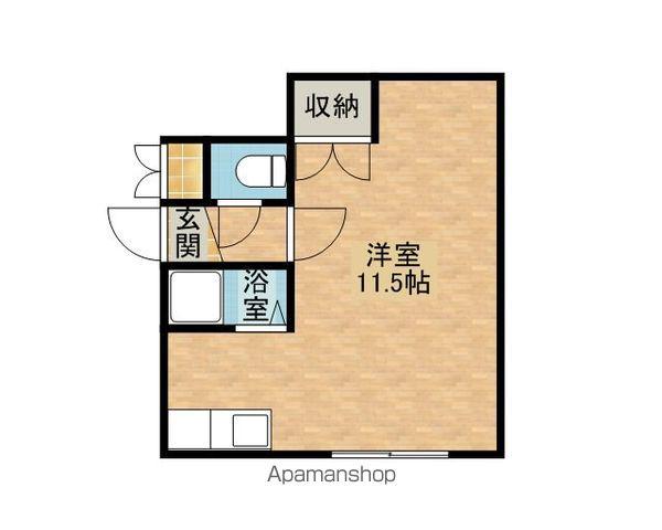 エトワール文京台(ワンルーム/2階)の間取り写真