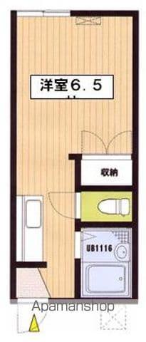 ヒルズ片江(ワンルーム/1階)の間取り写真