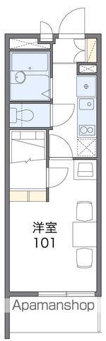 レオパレスYUYAKESO(1K/2階)の間取り写真