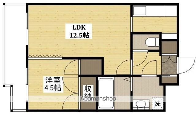 カサグランデⅠ(1LDK/5階)の間取り写真