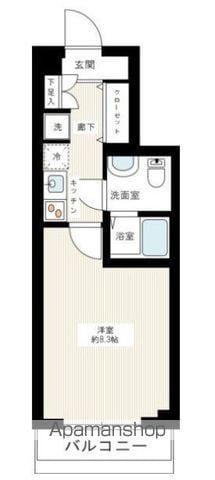 MAXIV練馬(1K/5階)の間取り写真