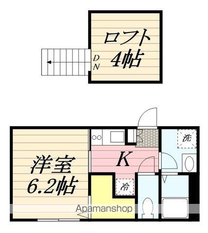 スエルテ幕張本郷(1K/1階)の間取り写真