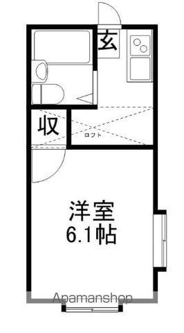 コーポアイビス(1K/2階)の間取り写真