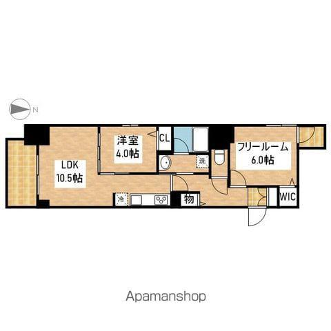 プレサンスTHE久屋大通レジェンド(1LDK/7階)の間取り写真