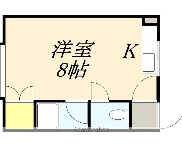 レジェンド北大前(ワンルーム/2階)の間取り写真