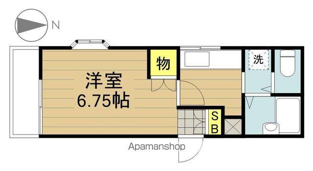 エザンス戸田(1K/1階)の間取り写真