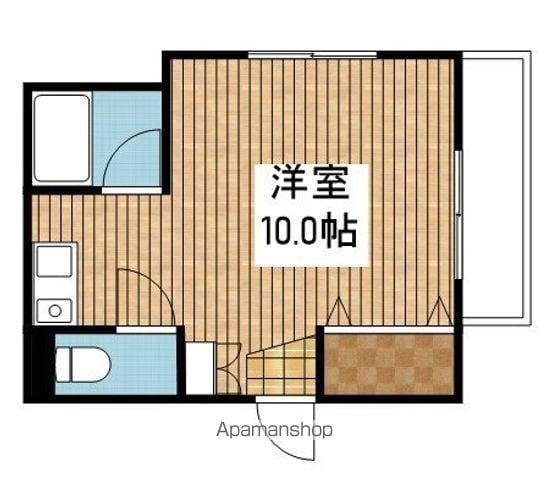 ロッタカーマラビリンス(ワンルーム/2階)の間取り写真