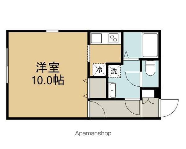 BRANCHE上前津(ワンルーム/3階)の間取り写真