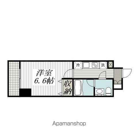 GENOVIA横浜関内スカイガーデン(1K/5階)の間取り写真