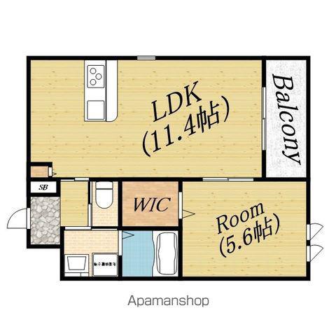 アージョ大宮(1LDK/2階)の間取り写真