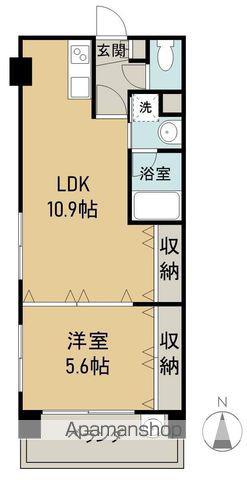 ラフォーレ十日市(1LDK/6階)の間取り写真