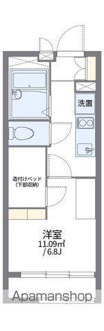 レオパレスウィズユー(1K/2階)の間取り写真