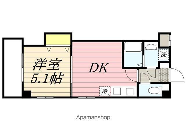 メゾンドティーズ(1DK/1階)の間取り写真