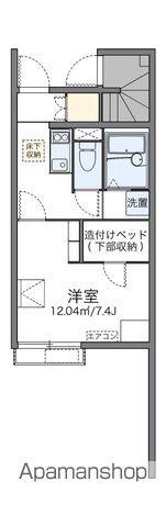 レオネクスト山茶花(1K/1階)の間取り写真