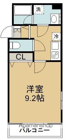 フィオーレ壱番館(1K/4階)の間取り写真