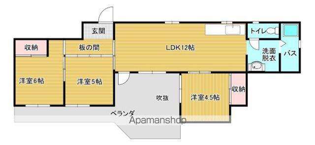 ヤマトビル(3LDK/2階)の間取り写真