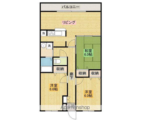 カーサコスタリオ(3LDK/2階)の間取り写真