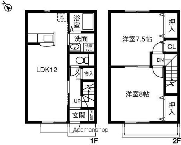 ＰＲＩＭ　ＲＯＳＥ(2LDK)の間取り写真