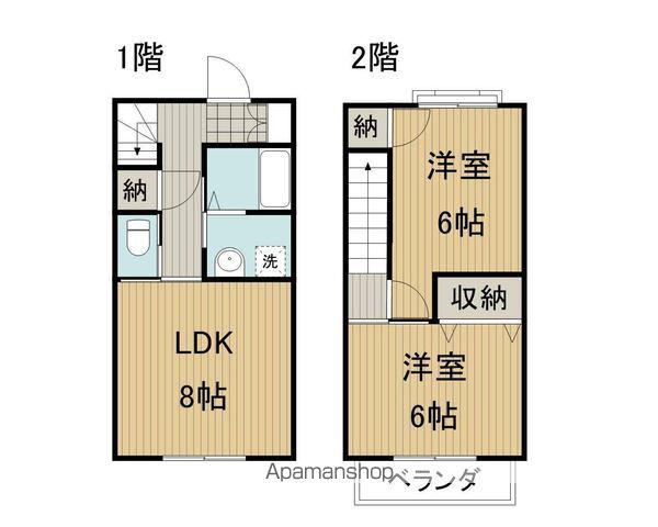 グリーンハイツ(2LDK)の間取り写真