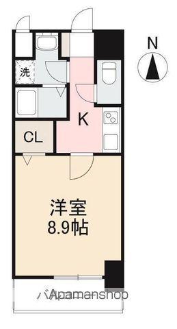 AS PREMIUM栗林公園(1K/9階)の間取り写真