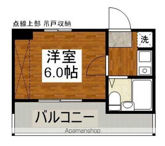 グランモア南大塚(1K/4階)の間取り写真