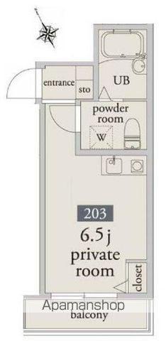 アーベインテラス練馬(ワンルーム/3階)の間取り写真