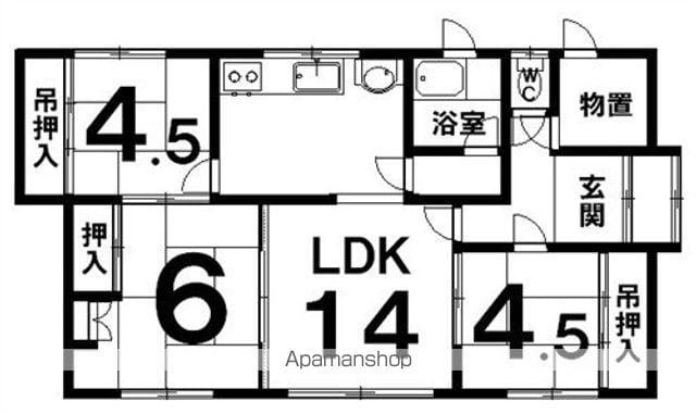 根室本線 利別駅 徒歩10分 1階建 築21年(3LDK)の間取り写真