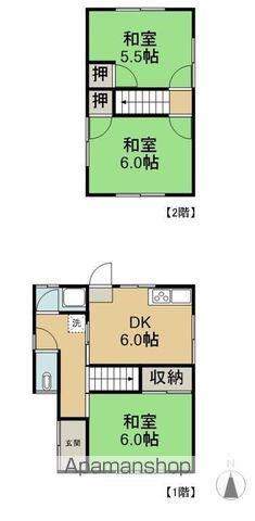 予讃線 伊予西条駅 徒歩22分 2階建 築46年(3DK)の間取り写真