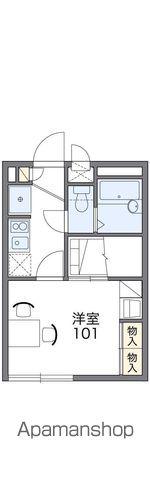 レオパレスルポ(1K/1階)の間取り写真