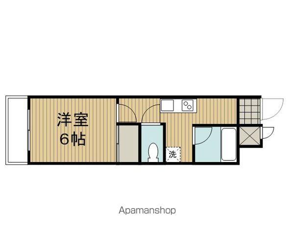 コンビニエントハイツマルヤマ(1K/3階)の間取り写真