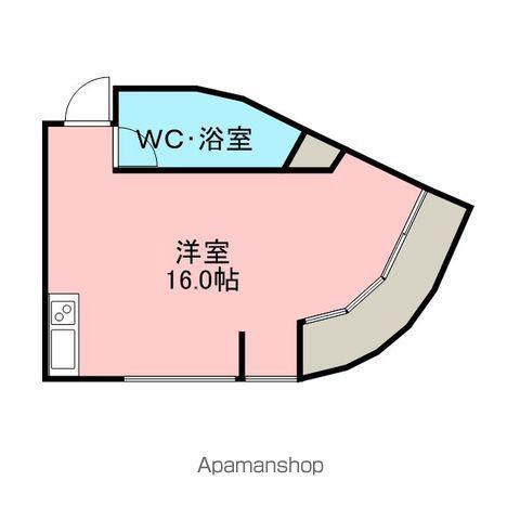 BAUWERK(ワンルーム/7階)の間取り写真