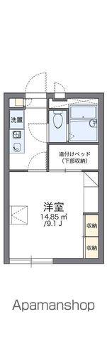 レオパレス合戦場(1K/2階)の間取り写真