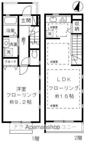 八雲Ｋ＆Ｆ（ＩＶ）(1LDK)の間取り写真