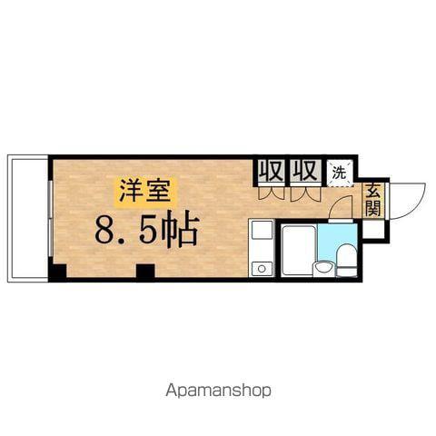 A&U百草園(ワンルーム/2階)の間取り写真