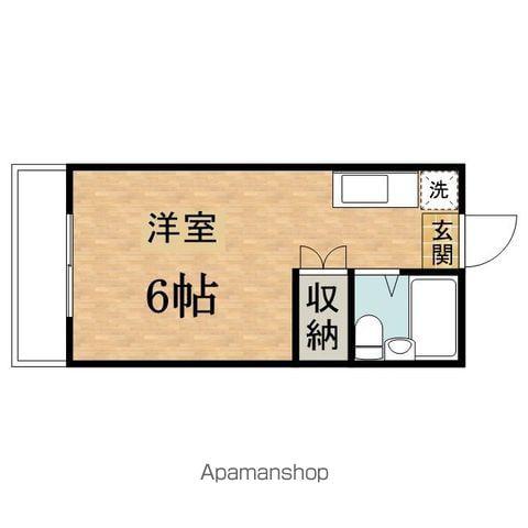 ヴィラアベニュー(ワンルーム/3階)の間取り写真