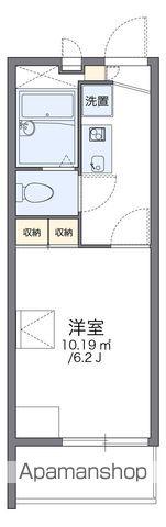 レオパレスレガーメ住吉(1K/2階)の間取り写真