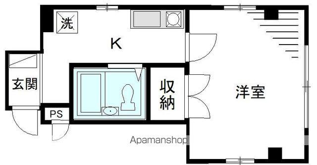 パークサイド本駒込(1K/2階)の間取り写真
