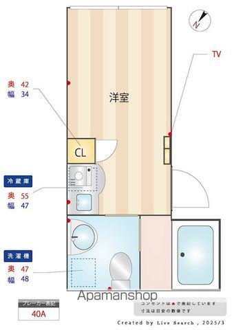 ARROWSAL SHINKAWA(ワンルーム/5階)の間取り写真