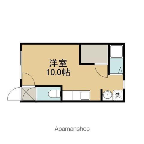 クレッシェンドA棟(ワンルーム/2階)の間取り写真