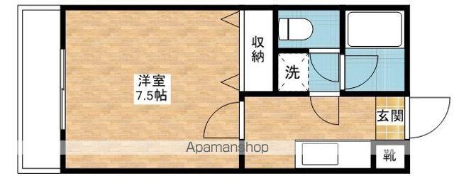 アドラシオン・MT(1K/2階)の間取り写真