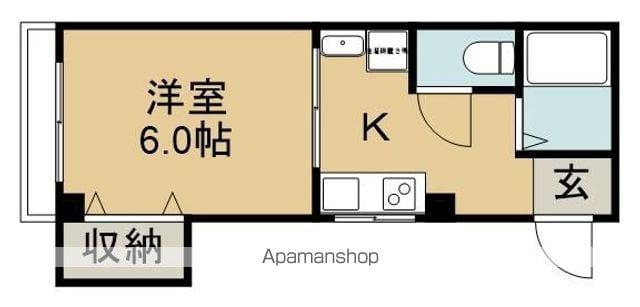 コンフォートM(1K/2階)の間取り写真