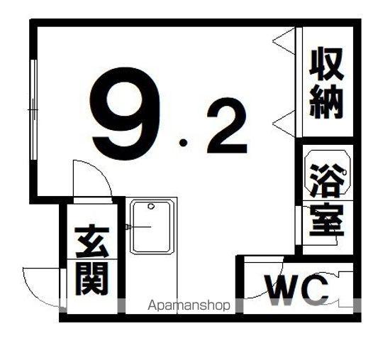 エスポワールI・MⅠ(1K/2階)の間取り写真