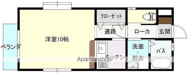 らふぃーね和(ワンルーム/3階)の間取り写真